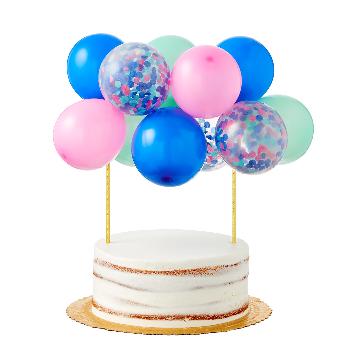 Balloon Cake Topper Blue/Teal