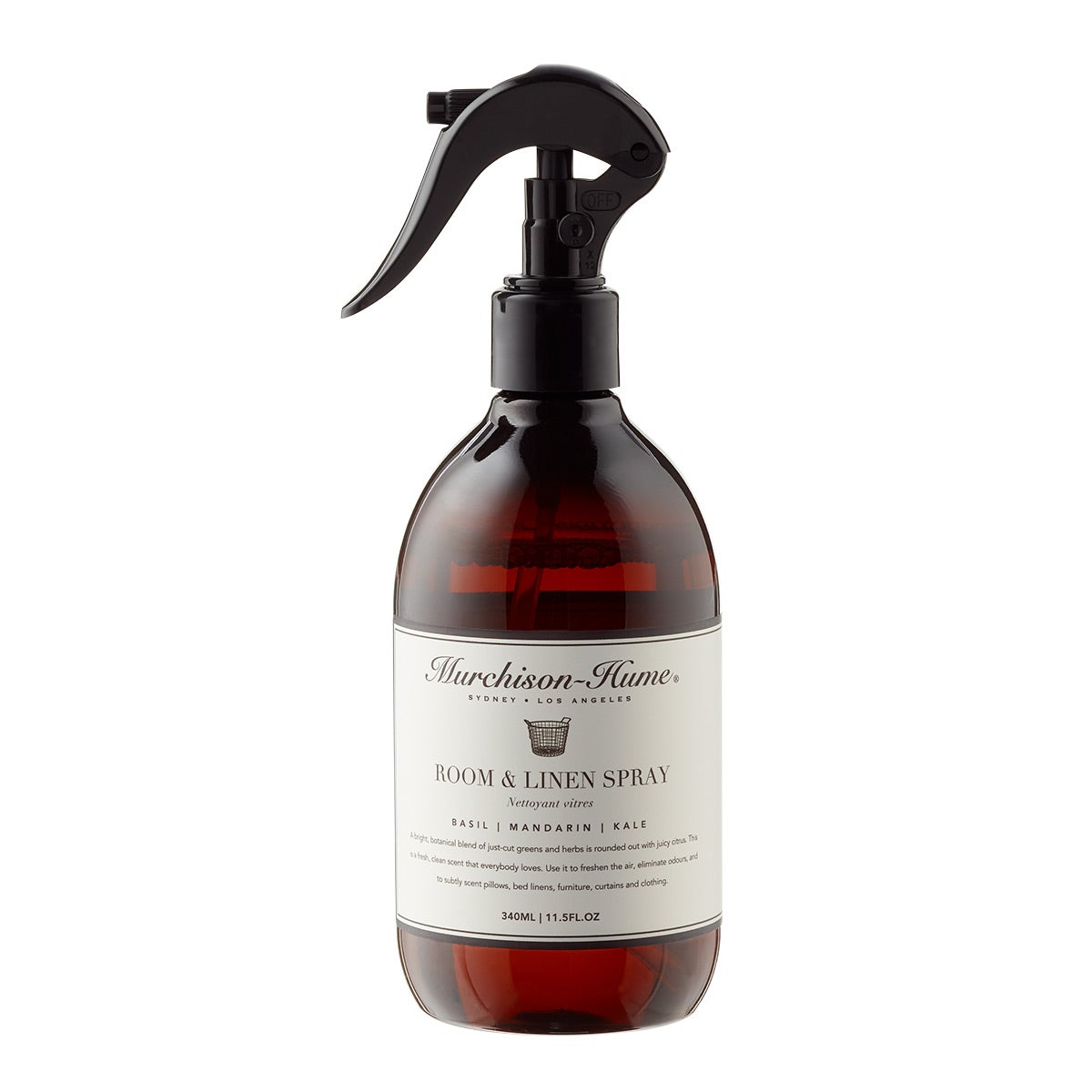 Room & Linen Spray: Basil Mandarin Kale