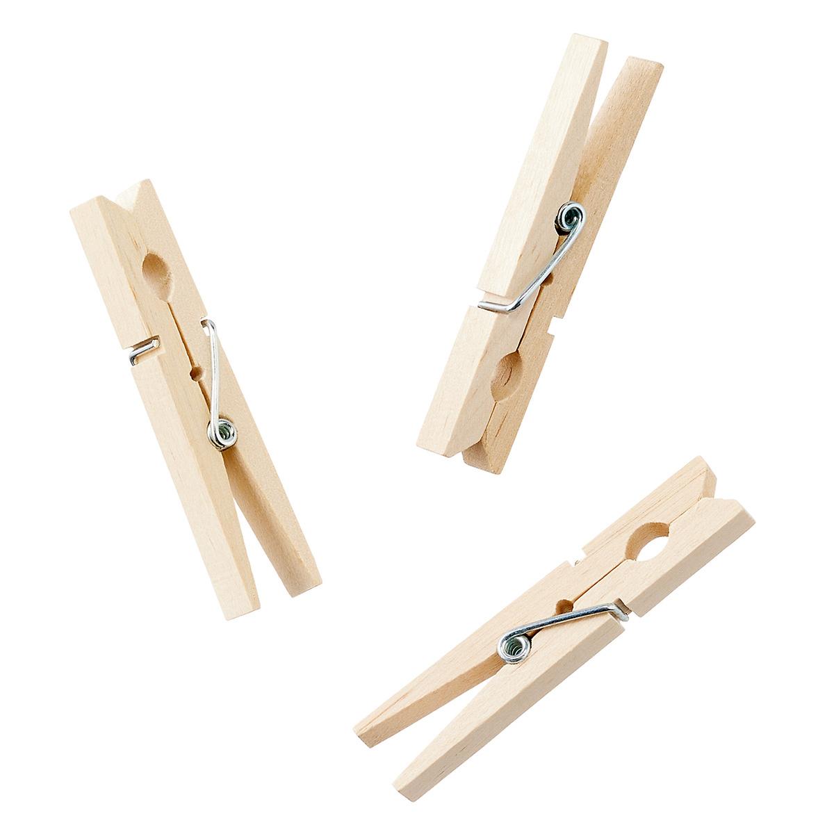 Classic Wooden Clothespin Clips | The Container Store