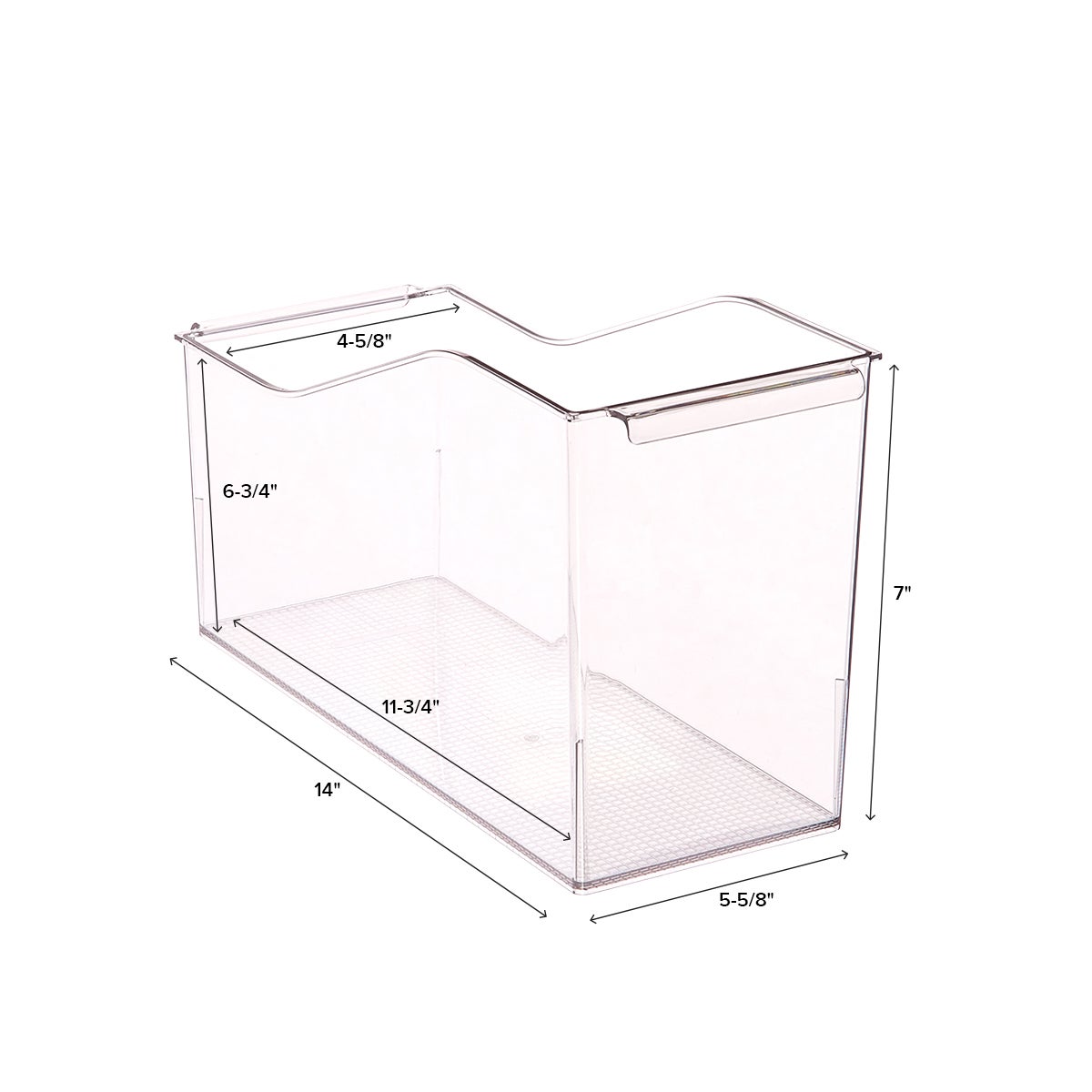 Clear Storage Bin The Container Store clear-storage-bin-the-container-store