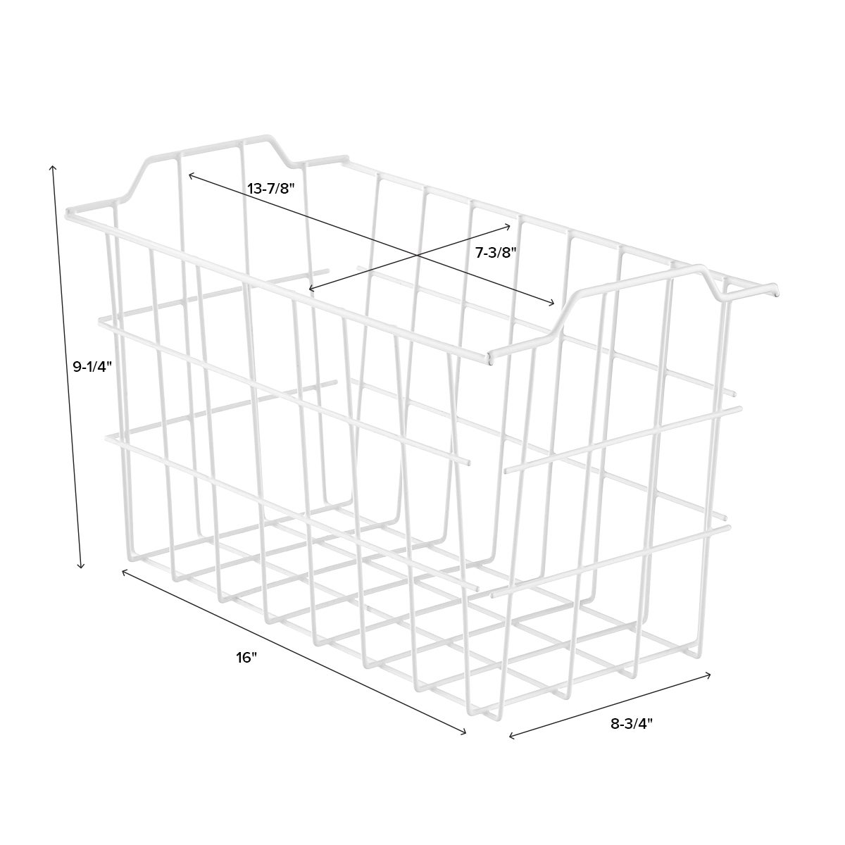 Design Ideas Freezer Storage Baskets The Container Store