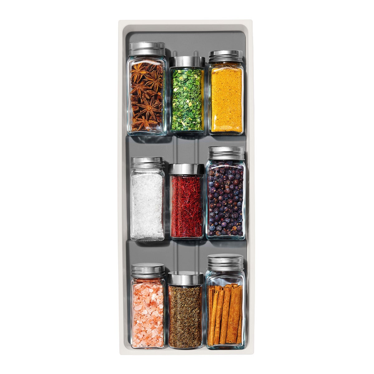 OXO Compact Spice Drawer Organizer The Container Store