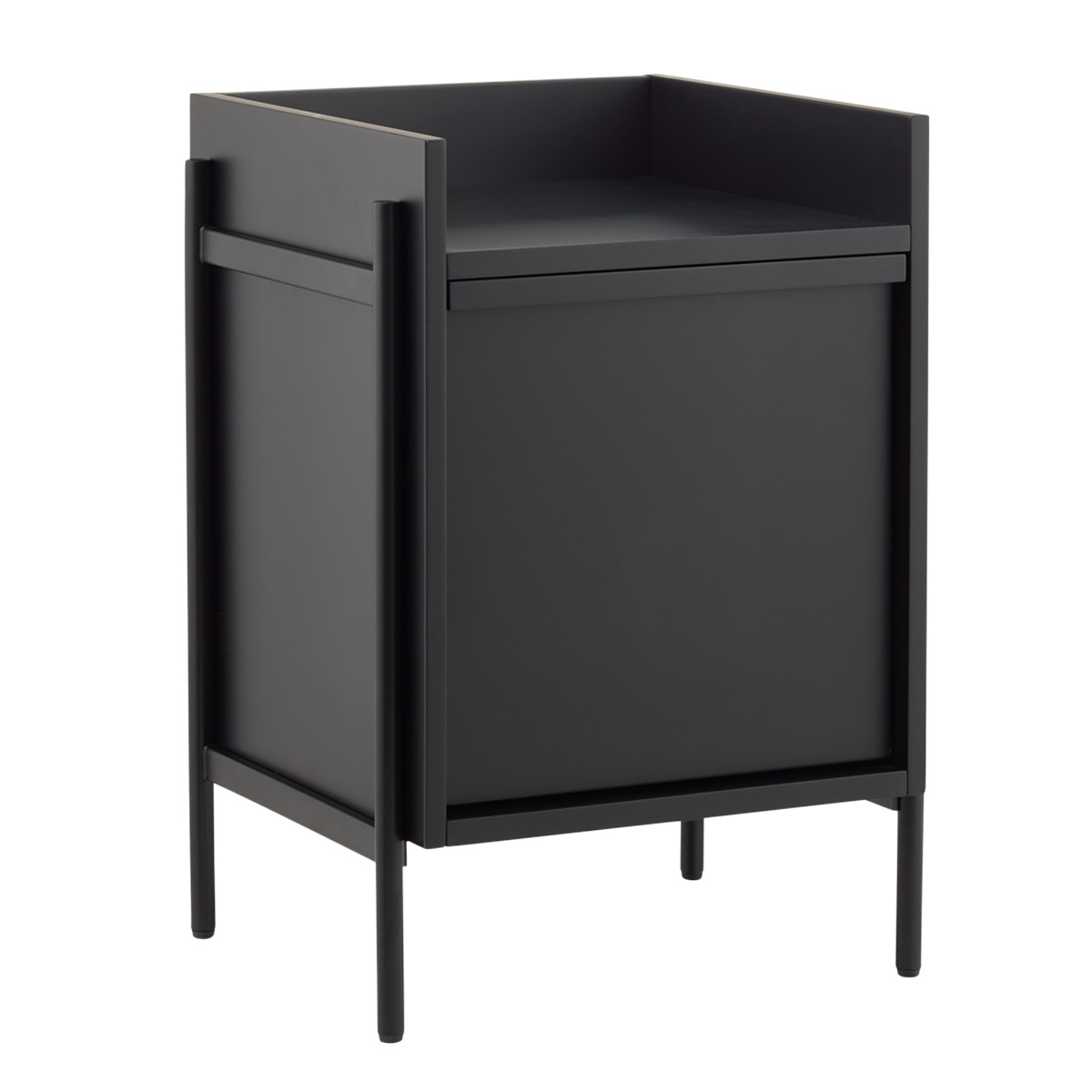 The Container Store Hudson Letter-Size File Cabinet Matte Black