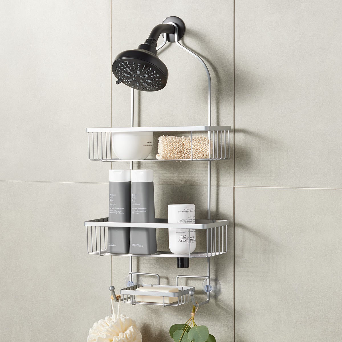 Silver Troy Shower Caddy The Container Store