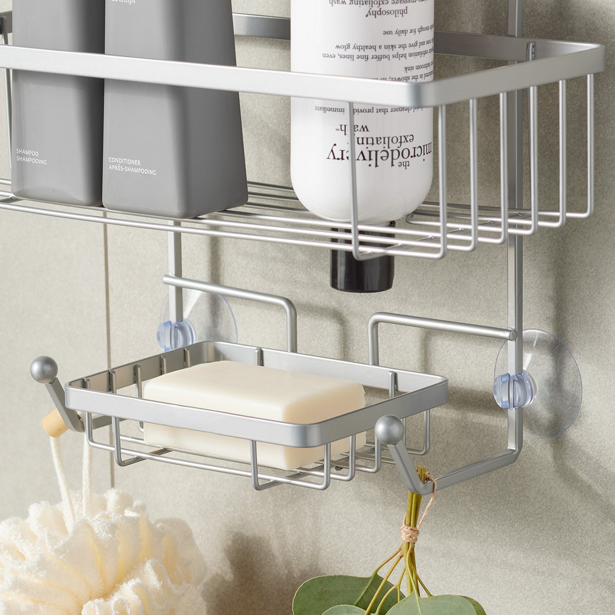 Silver Troy Shower Caddy The Container Store