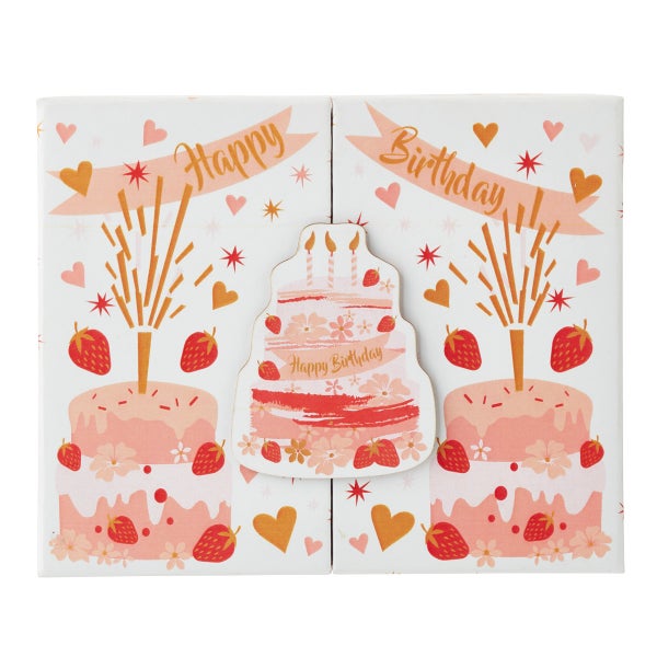 Birthday Cake Gift Card Box