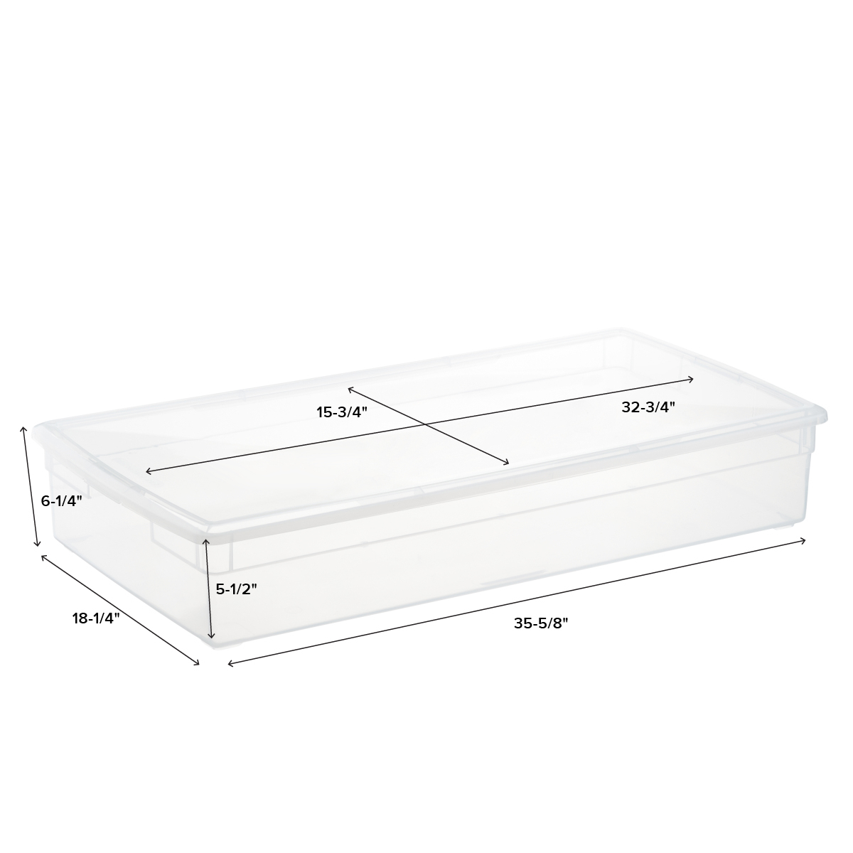 Large Clear Plastic Storage Box Boxes With Lids Removal House Home Garage20L 10L 