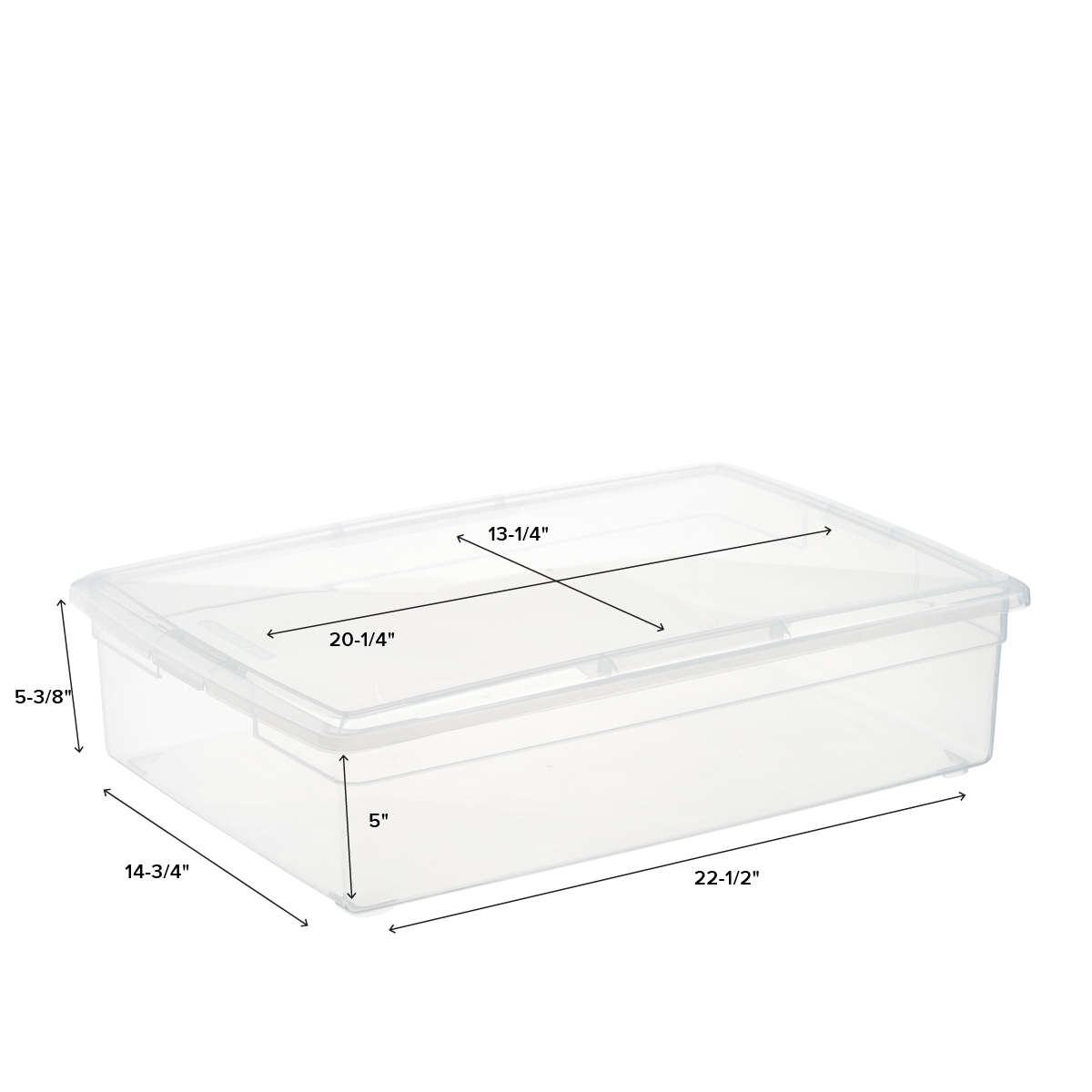 5x Small Transparent Plastic Storage Box clear Square Multipurpose display_boxHI 