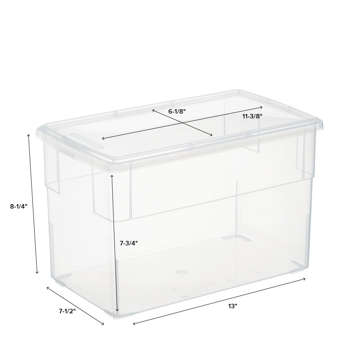 Our Clear Storage Boxes The Container Store