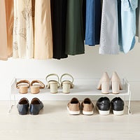 Mesh stacking shoe shelf sale