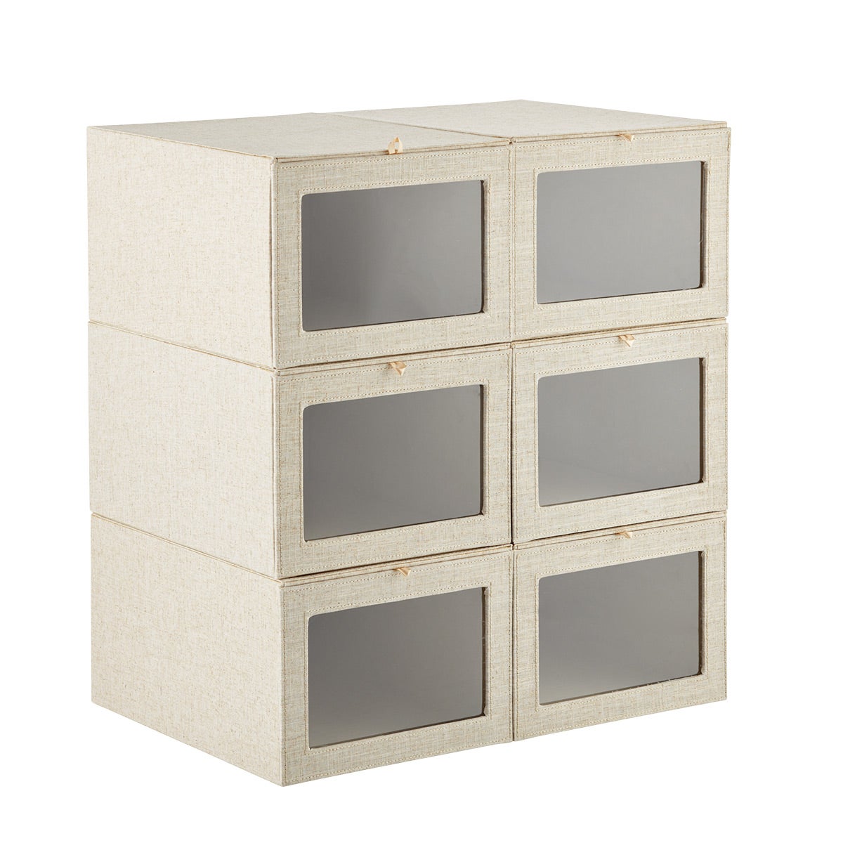 Case of 6 Cambridge Drop-Front Shirt Box Linen