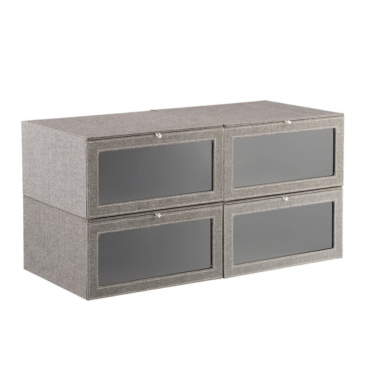 Case of 4 Cambridge Drop-Front Sweater Box Grey