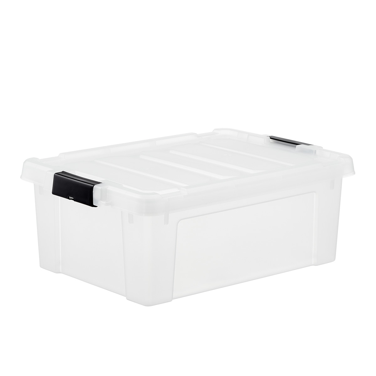 The Container Store 11.75 gal. HeavyDuty Stacking Garage Tote Clear