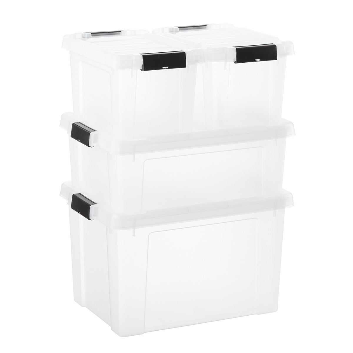 Heavy Duty Stackable Garage Totes The Container Store