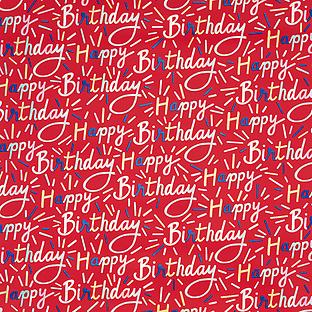 Salon Red Wrapping Paper