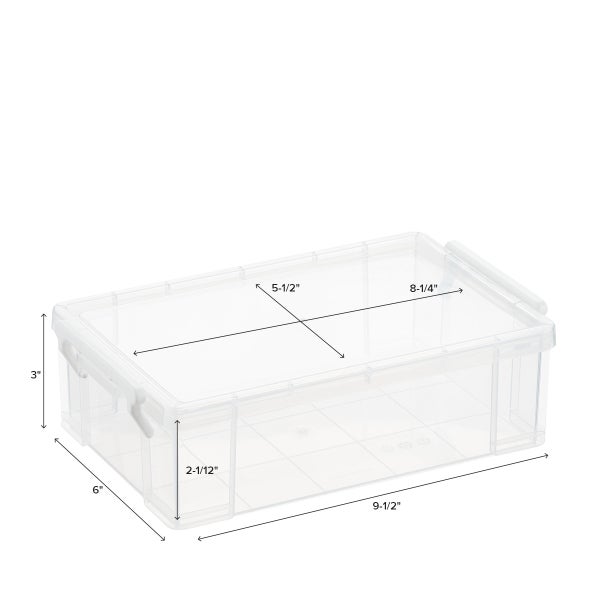 Clear Latch Boxes The Container Store