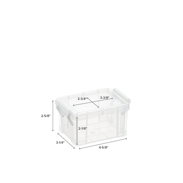 Clear Latch Boxes The Container Store