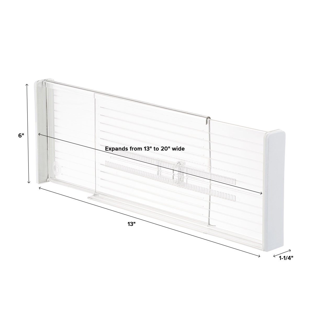 iDesign Linus Adjustable Deep Drawer Dividers The Container Store