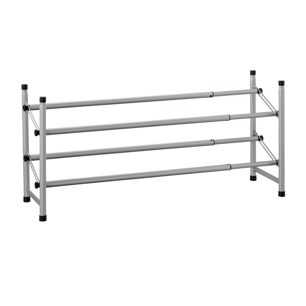 Platinum 2-Tier Adjustable Shoe Rack