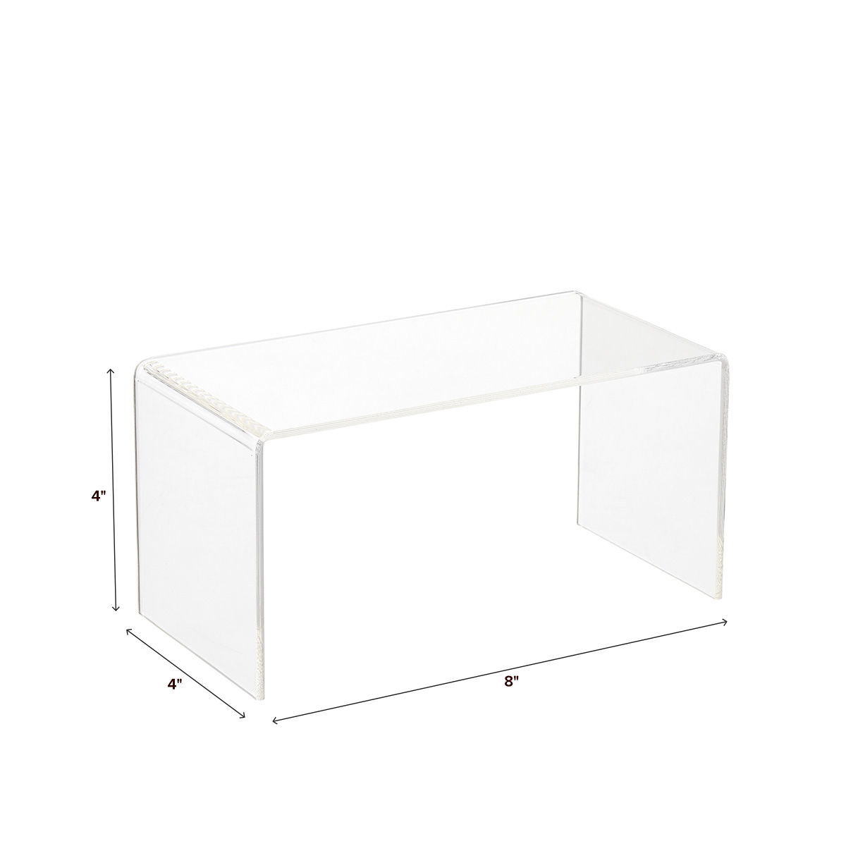 16 Clear Acrylic Riser Stand counter display 2-3/4"H x 9.5"W x 11"L 