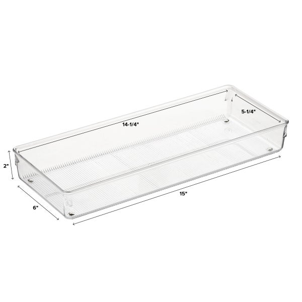iDesign Linus Shallow Drawer Organizers The Container Store