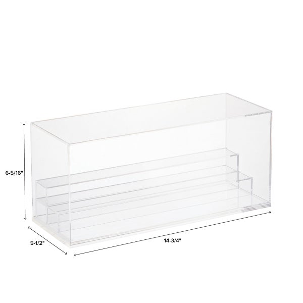 Medium Modular Clear Acrylic Premium Display Case The Container Store
