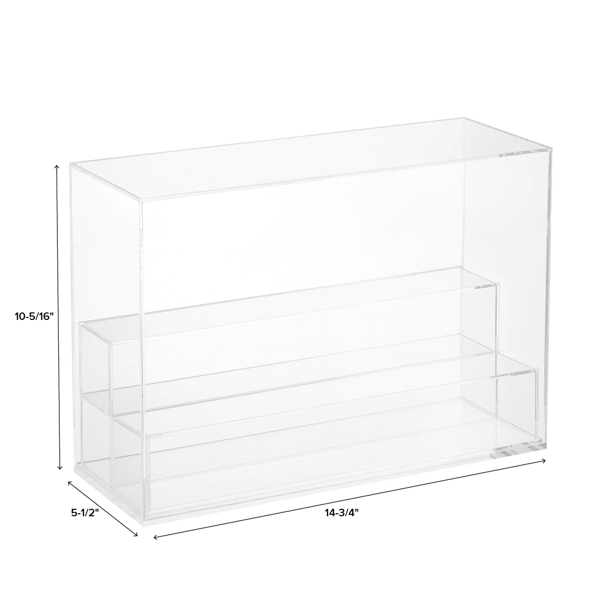 Large Modular Clear Acrylic Premium Display Case The Container Store   10070203 Acrylic Display Case Modula 