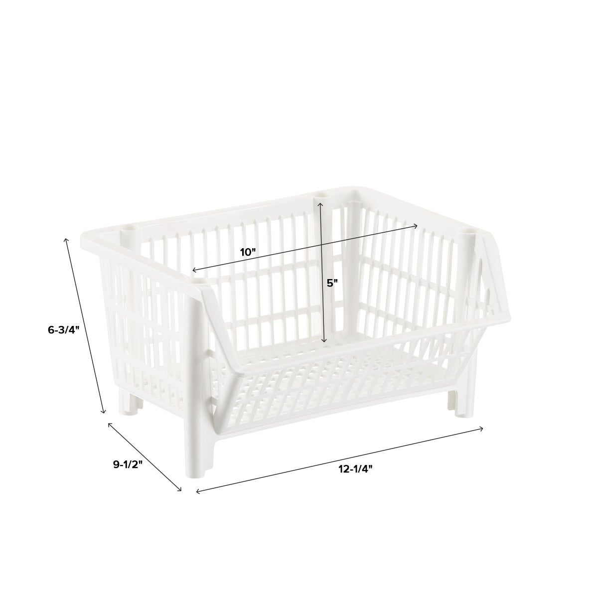 Removed MTMD- Our White Mini Stackable Basket