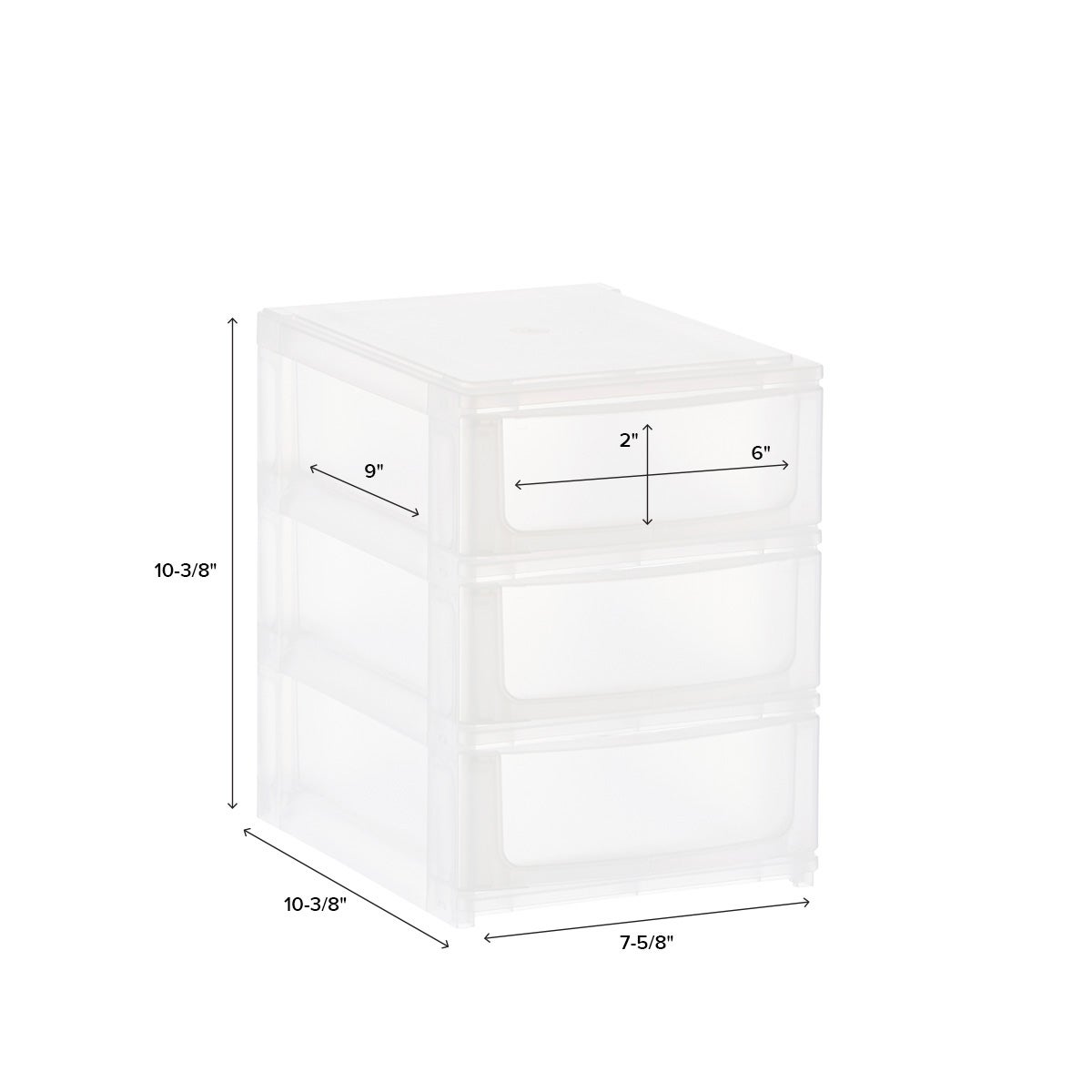 Shimo Stacking Organizers with Drawers The Container Store