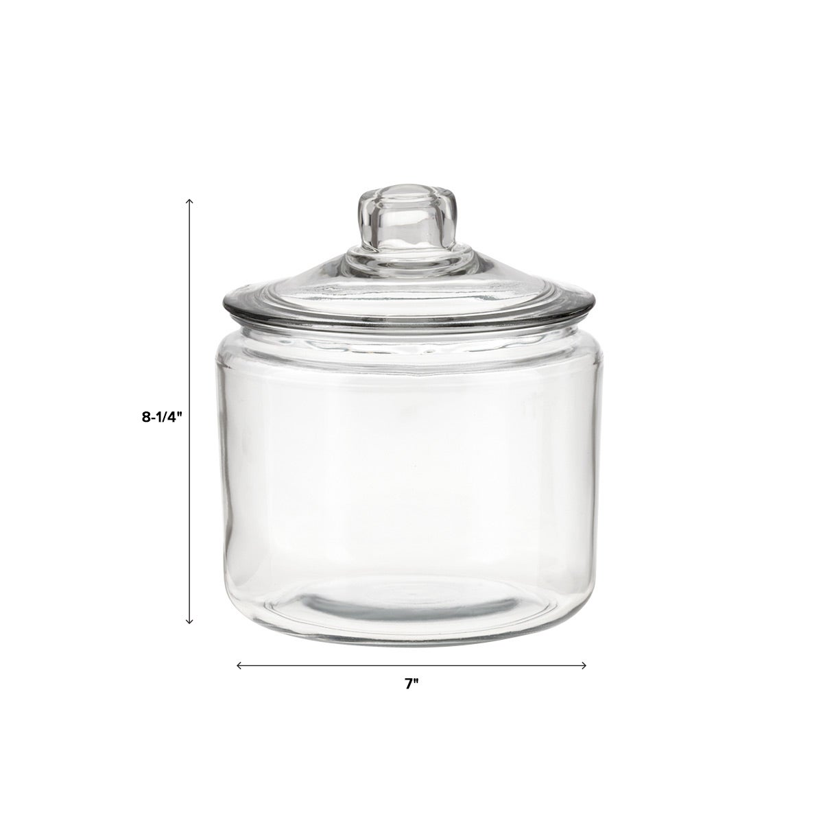 Anchor Hocking Glass Canisters with Glass Lids The Container Store