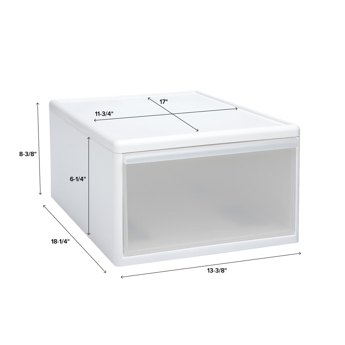 Likeit White Modular Drawers The Container Store