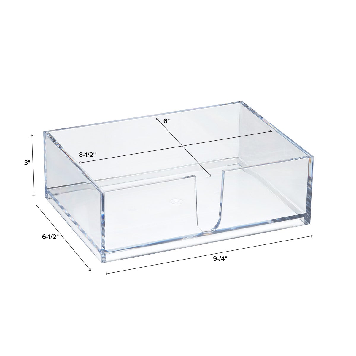Palaset Clear Stackable Memo Holder