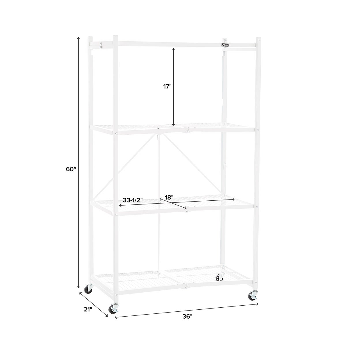 Origami 4Shelf Folding Rack The Container Store