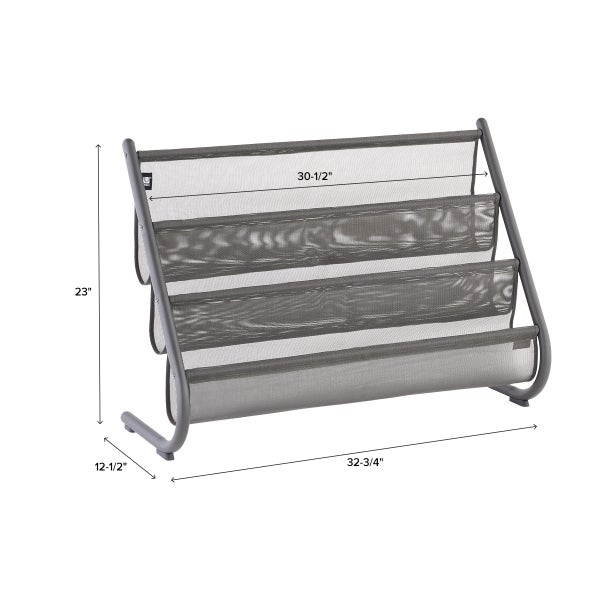 Umbra Charcoal Slant Shoe & Accessory Organizer The Container Store