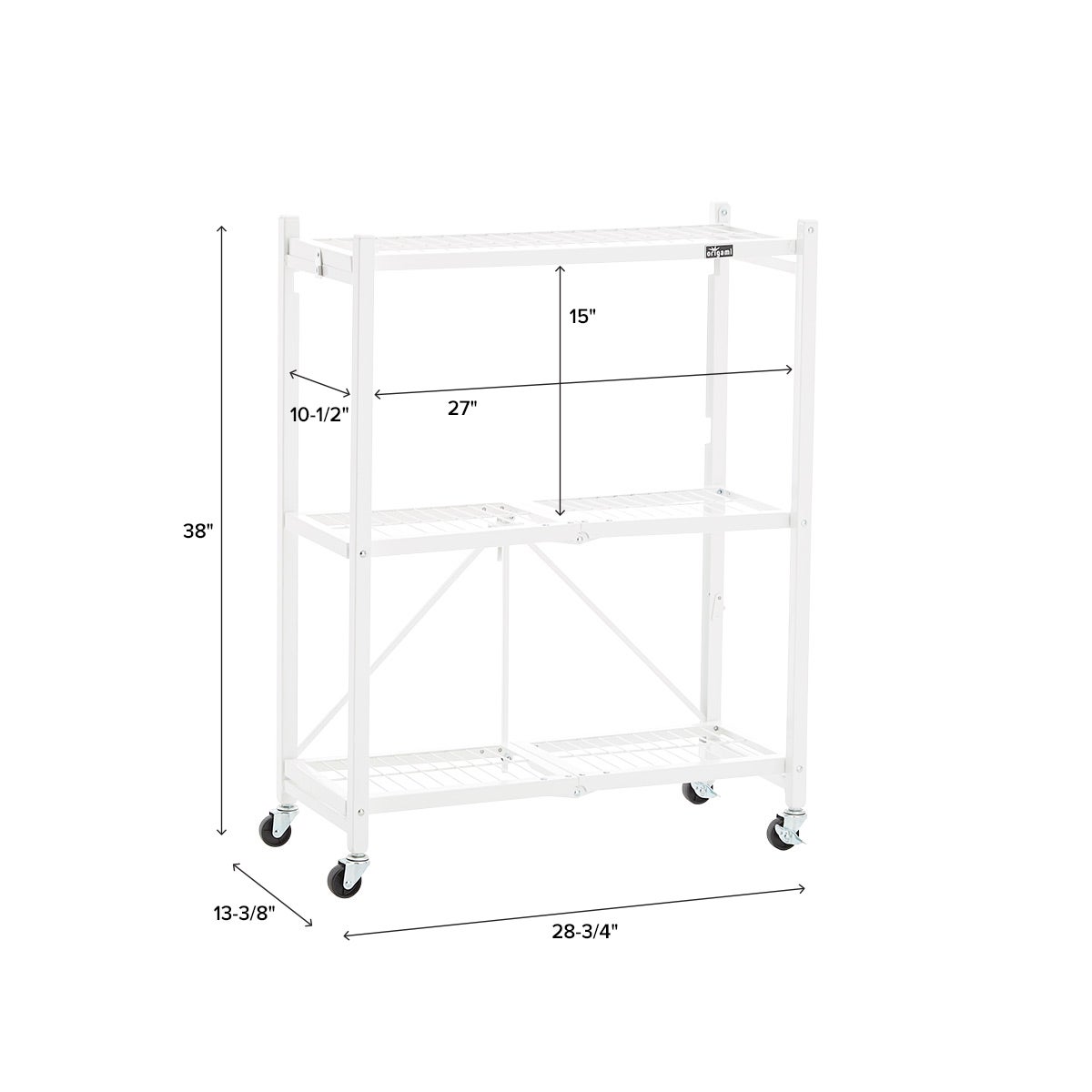 Origami 3 Shelf Folding Rack The Container Store