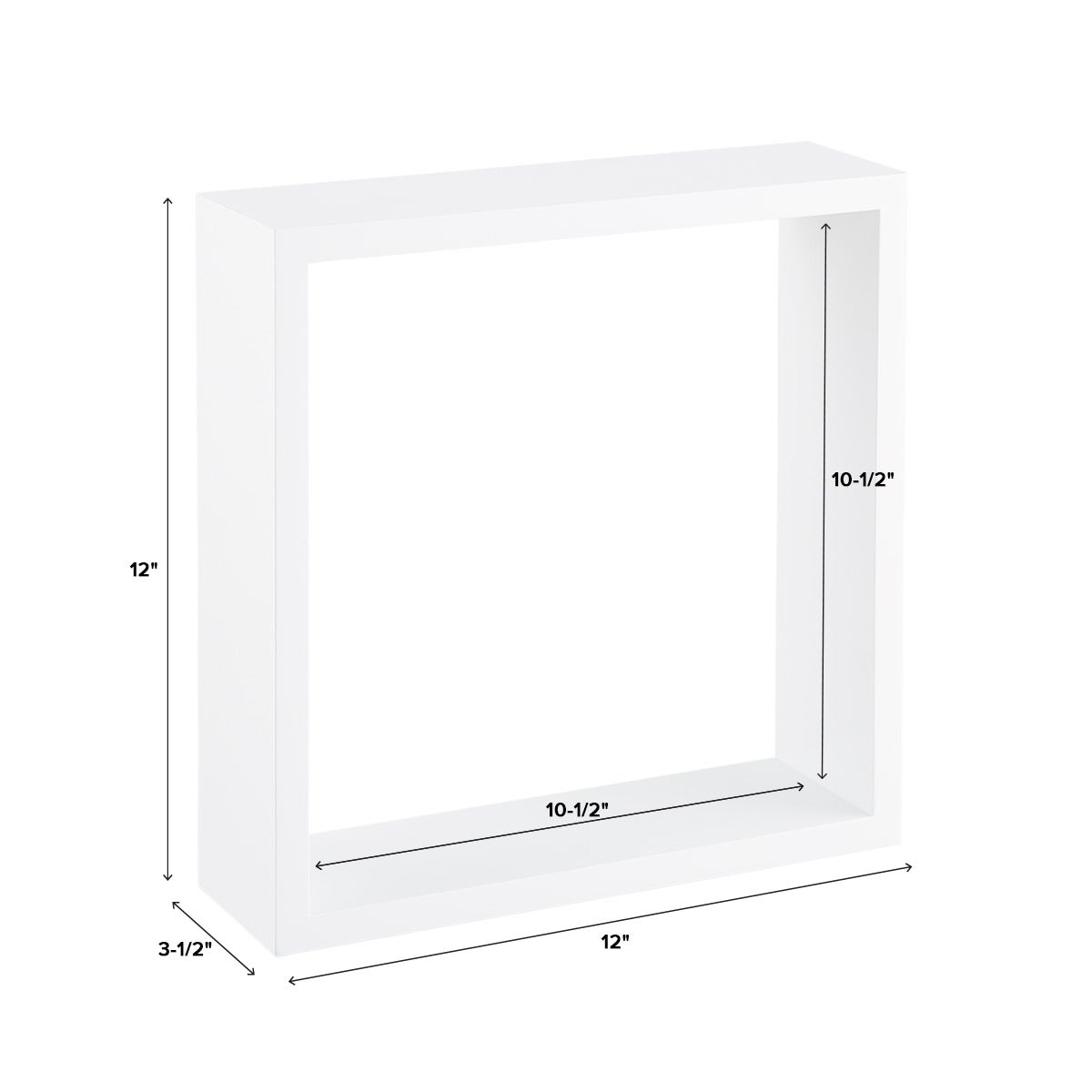 White Display Cubes
