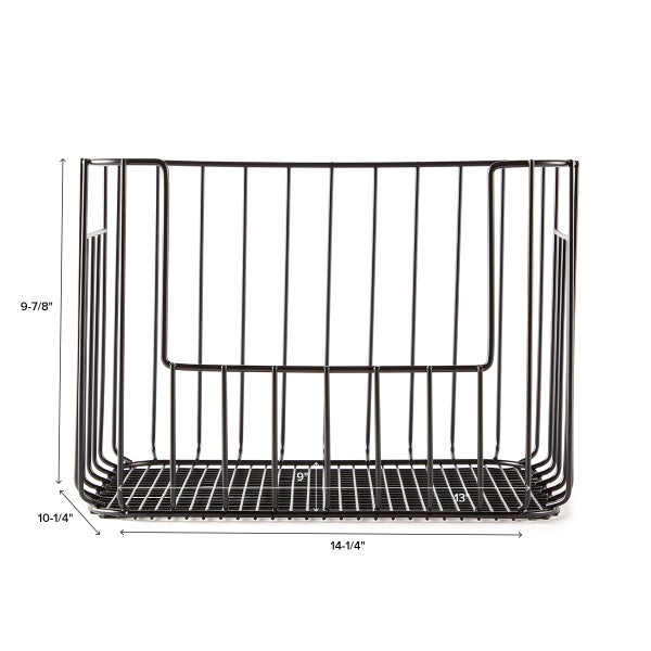 Vertica Wire Stacking Bins The Container Store