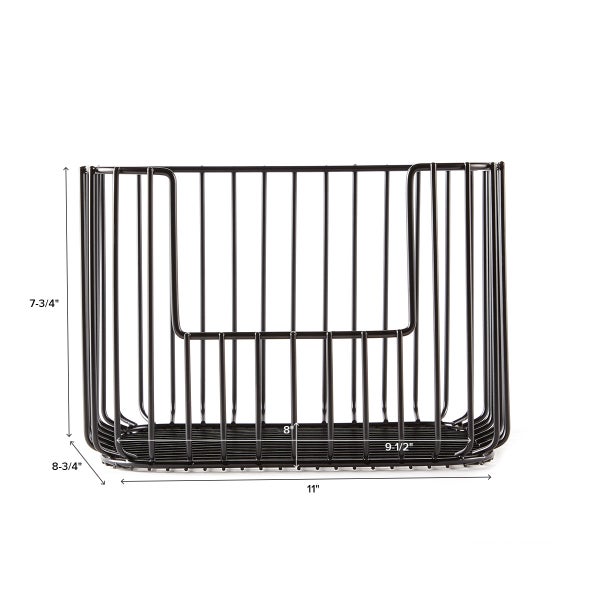 Vertica Wire Stacking Bins The Container Store