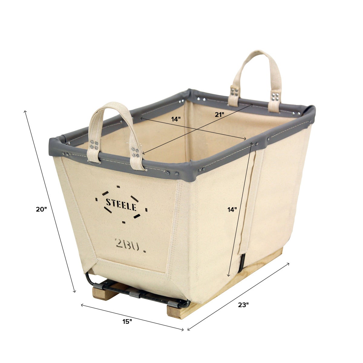 Steele Canvas Natural Carry Baskets The Container Store