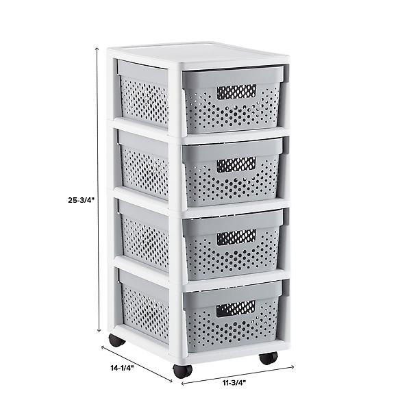 Infinity 4Drawer Rolling Cart The Container Store