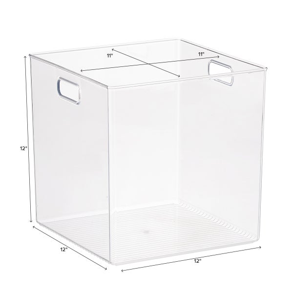 Linus Cube Bins with Handles The Container Store