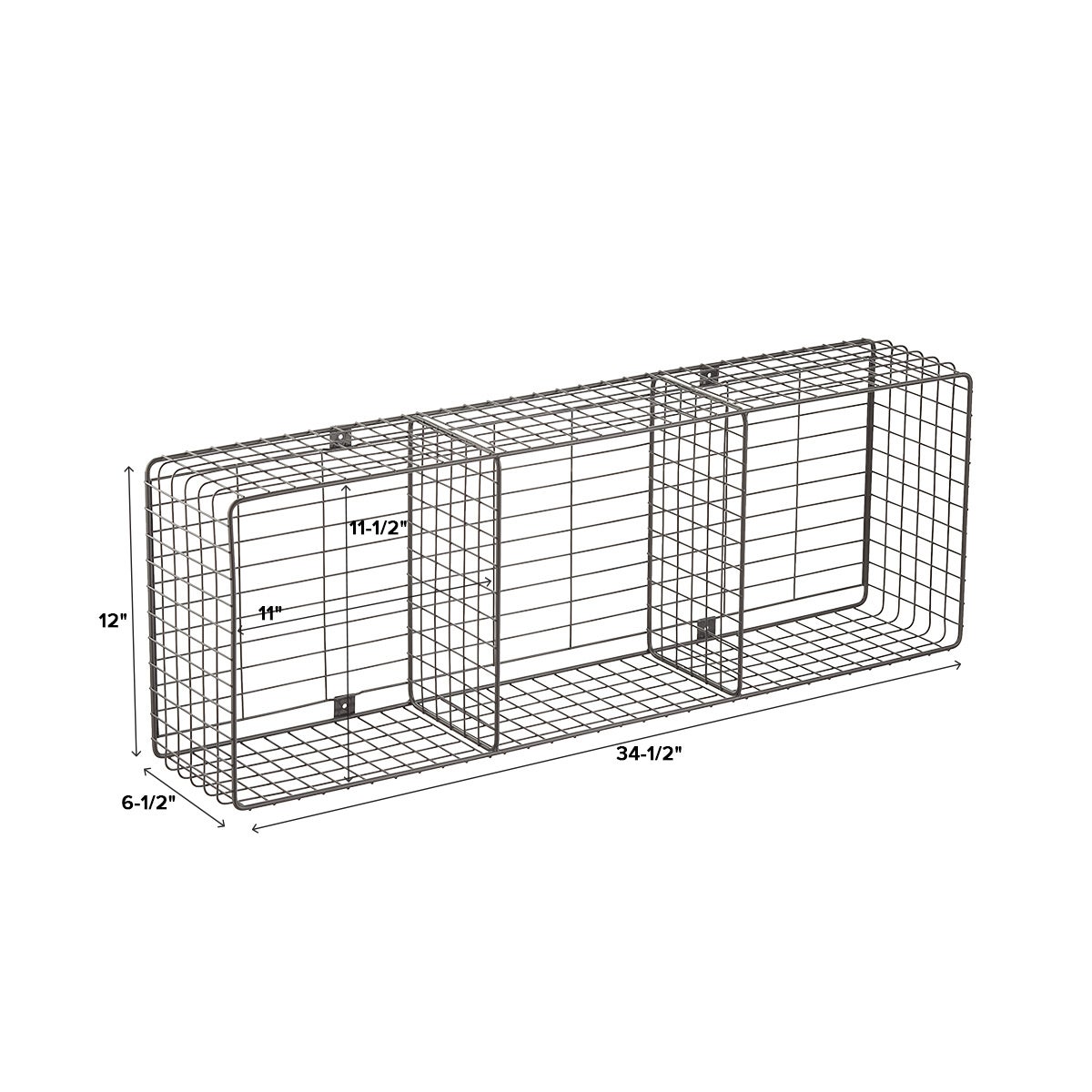 WallMounted Triple Cube The Container Store
