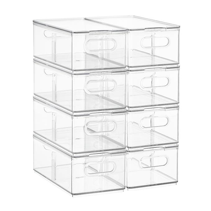 The Home Edit Large Divided Fridge Bin