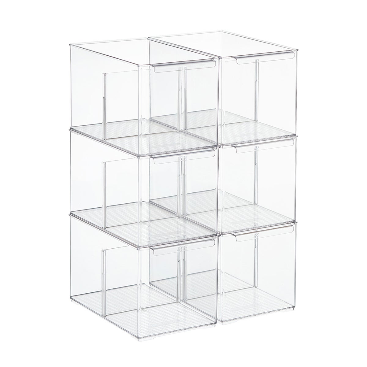 The Everything Organ Cabinet Depth Pantry Bin w/ Divider Medium Pkg/6