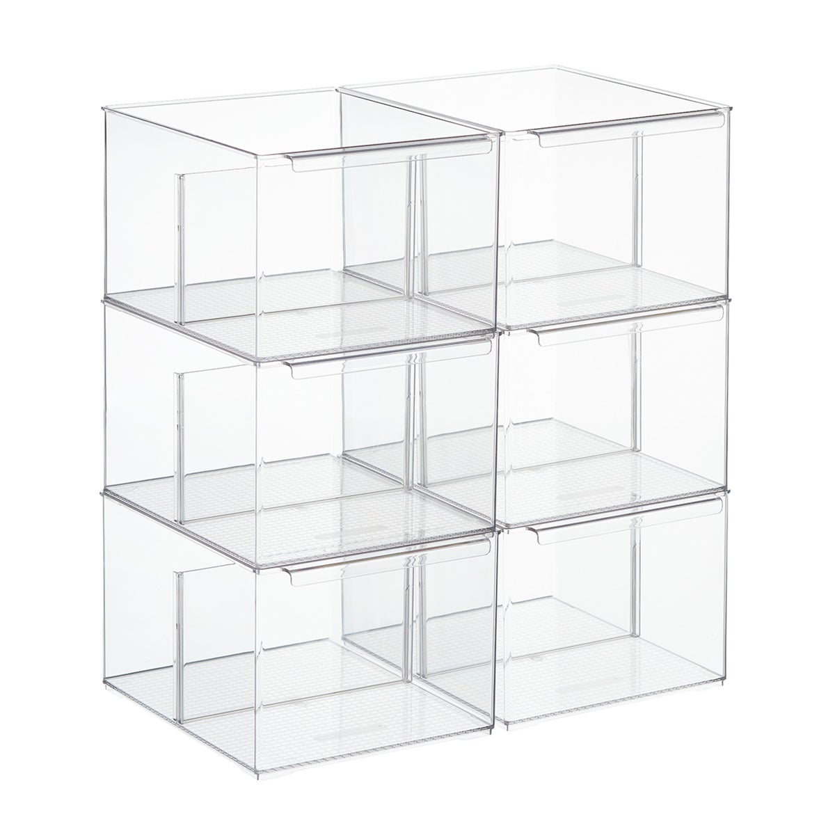 Pantry Bins with Divider Case of 6 The Container Store