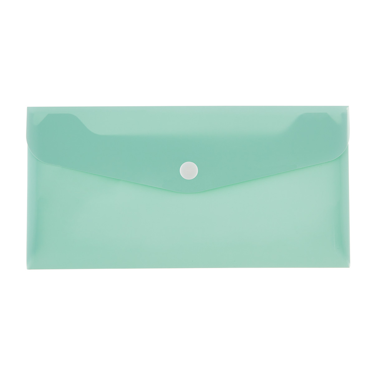 The Container Store Envelope Snap Pouch Light Blue