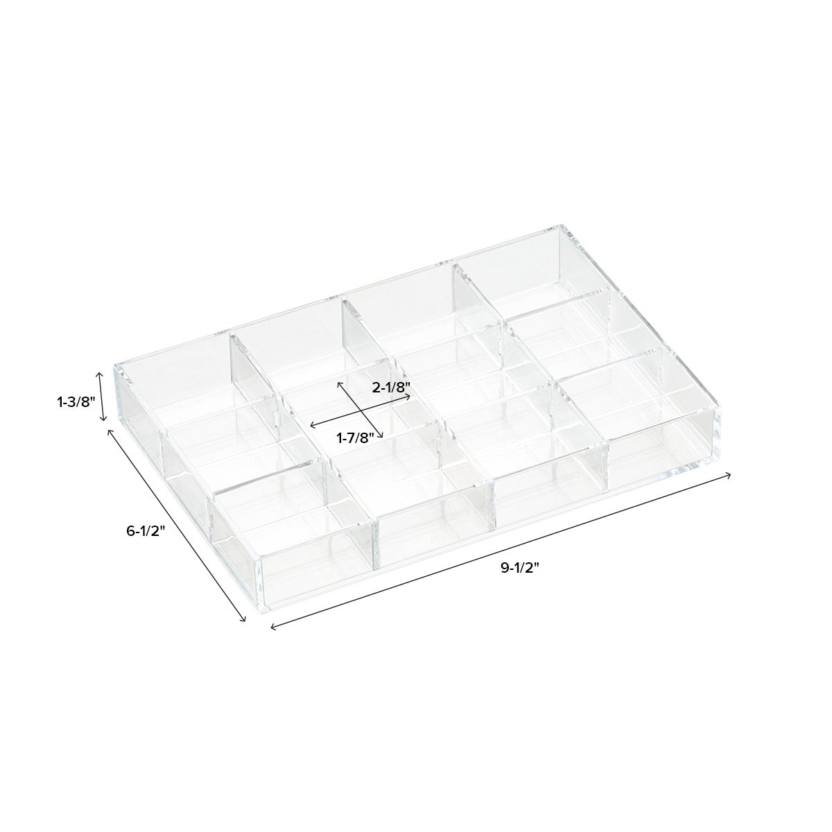 Clear Acrylic Small Stackable Trays The Container Store