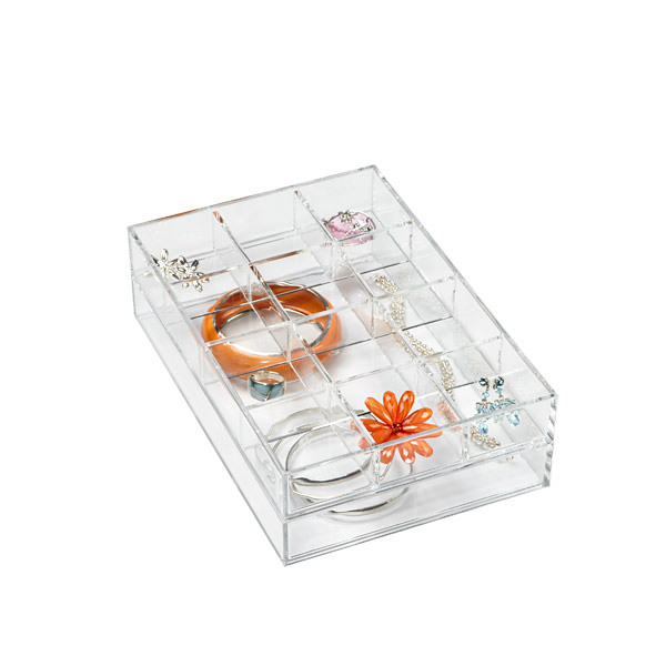 Miniature Storage Tray With Clear Acrylic Window-stackable Different Size  Options Available 