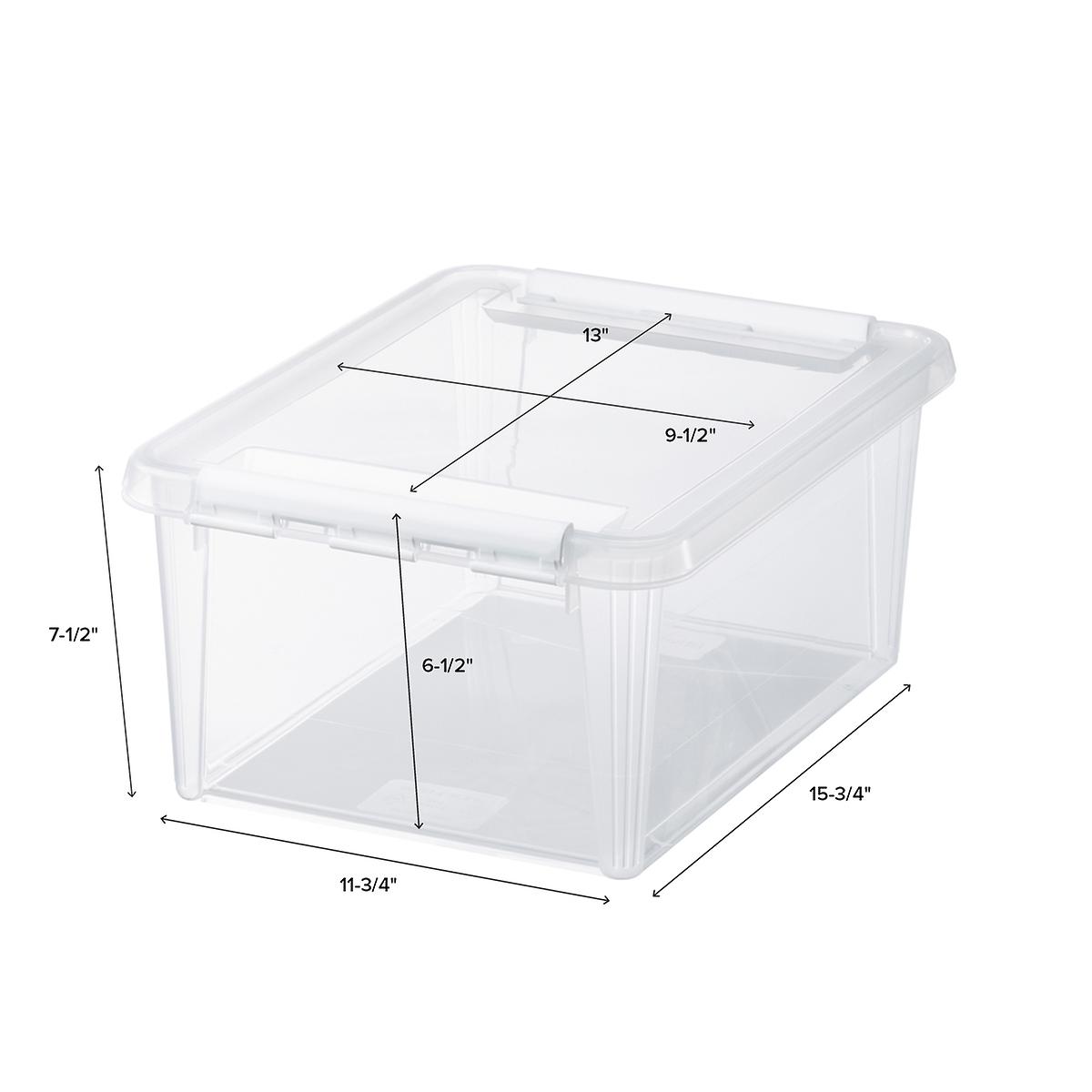 Translucent Medium SmartStore Tote & Inserts | The Container Store