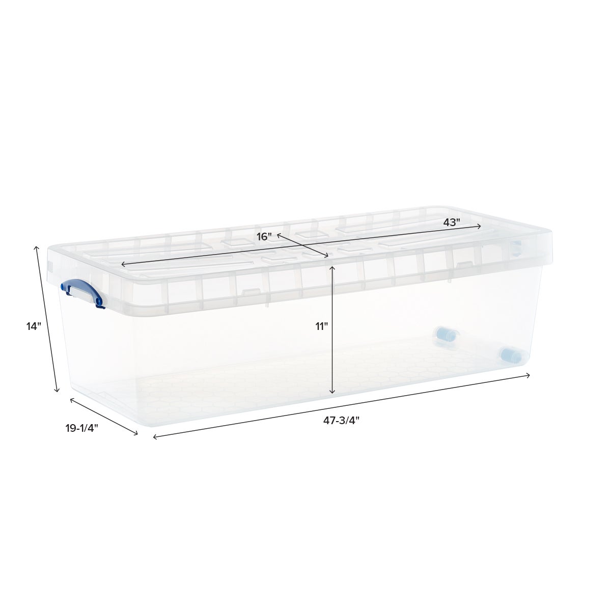 Premier Clear Modular Totes The Container Store